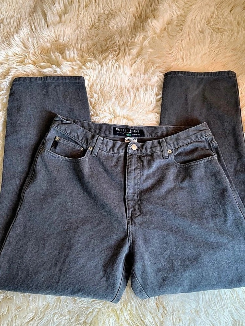 Vintage Vintage GUESS Jeans Classic Fit 001
Grey Straight Leg W36 L30 Made in US